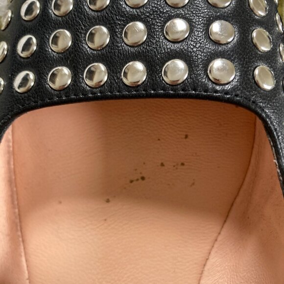Edward Meller Black Fizz Studded Ballet Flat - Picture 5 of 5